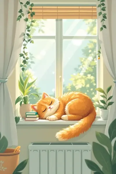暖暖的猫 海报